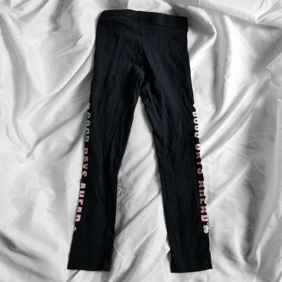 H&M Good Days Ahead Black Leggings For Girls - Picture 2 of 6